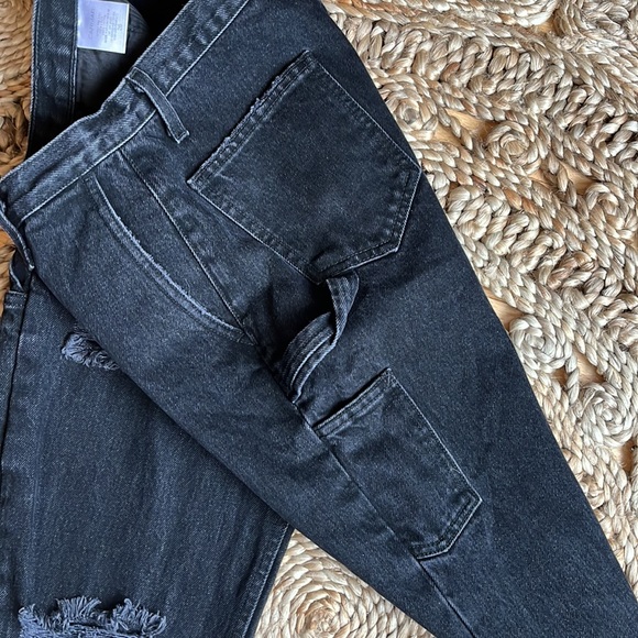 CARMAR Rhea Carpenter Jeans, Distressed Black, 26 - Picture 11 of 14